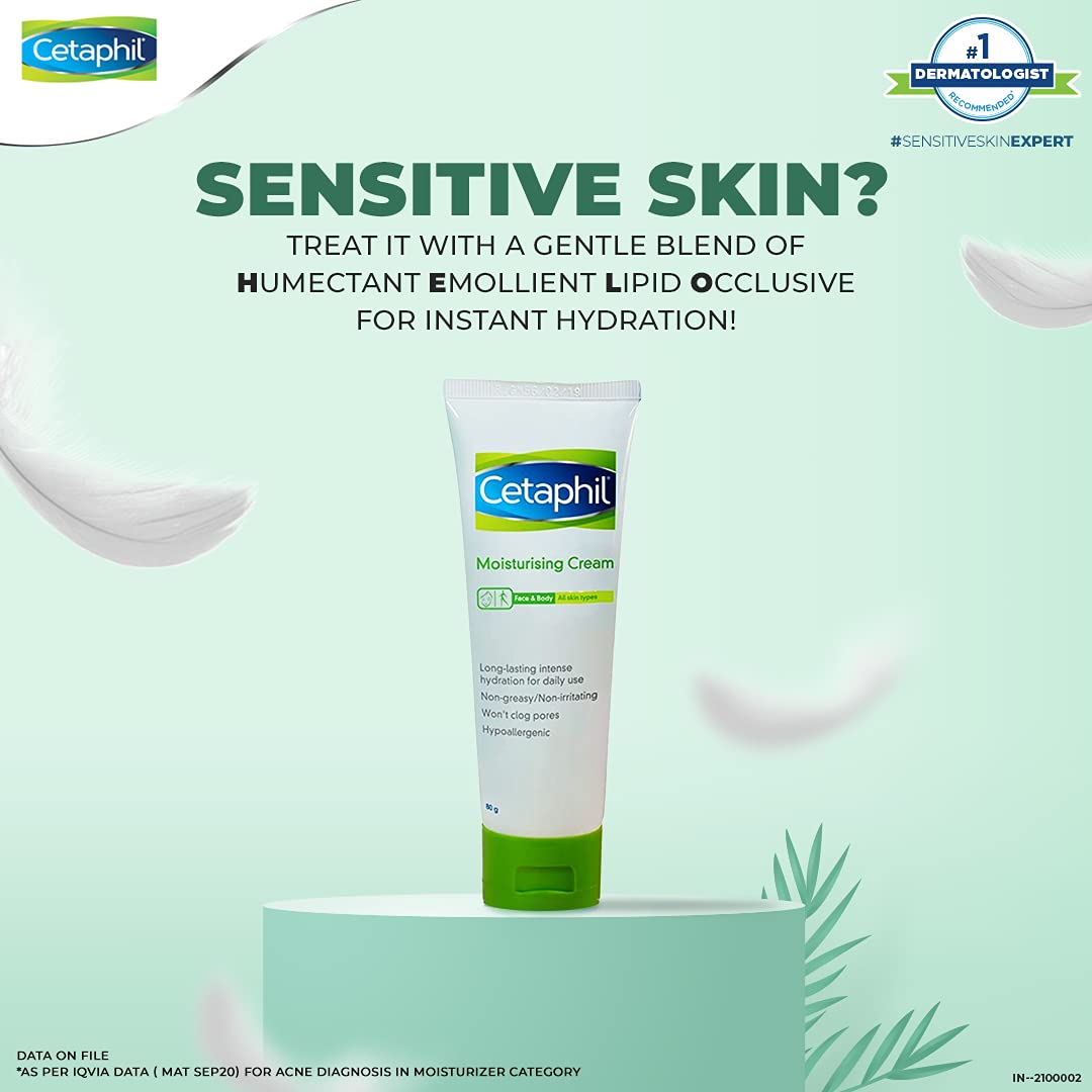 Cetaphil DAM Daily Advance Ultra Hydrating Lotion for Dry, Sensitive Skin| 30 g| Moisturizer with Shea Butter| Non-Greasy, Fragrance-Free| Paraben, Sulphate Free