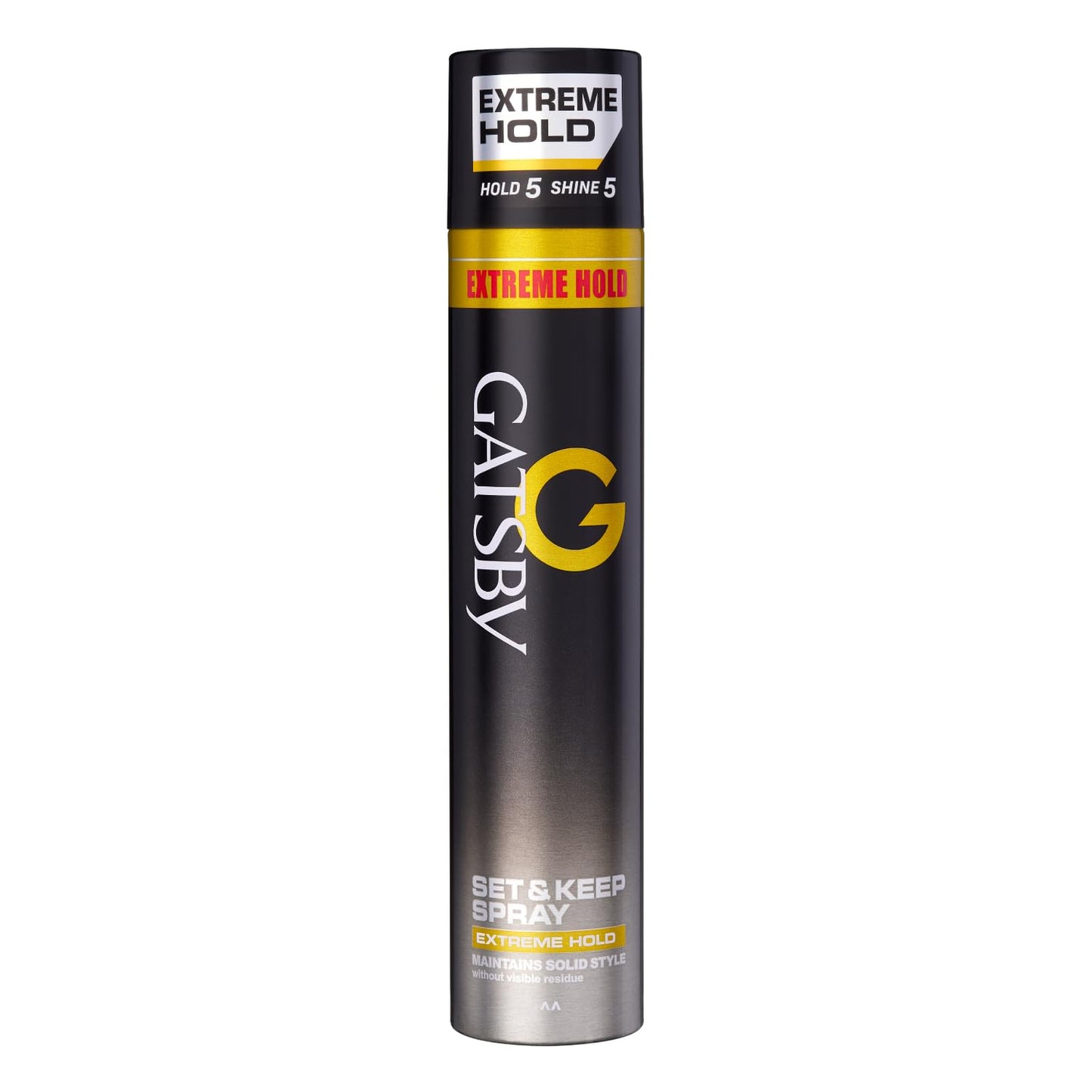 Gatsby Set & Keep Hair Spray - Extreme Hold | Quick Drying, Long Lasting Hold, No Flaking & Natural Shine | Non Sticky & Easy Wash Off | Styling Hair Spray | 250ml