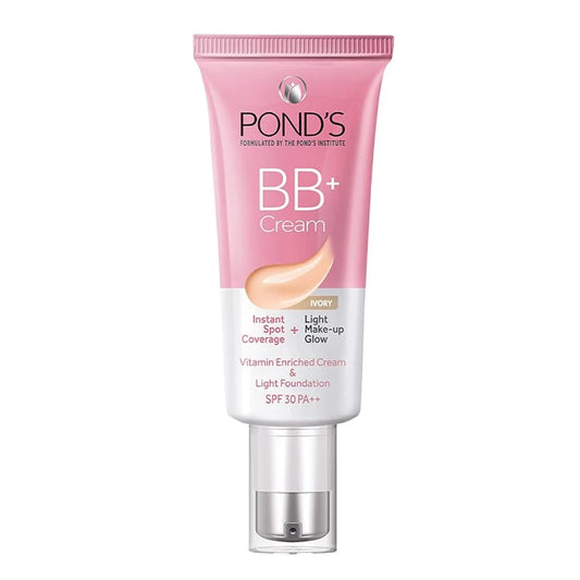 POND'S Bb+ Cream, Instant Spot Coverage + Light Make-Up Glow, Ivory 18g