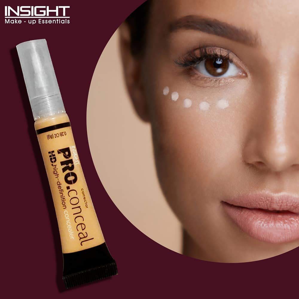 INSIGHT Hd Cream Natural Full Coverage Concealer For Normal Skin Type, Golden Sand-04