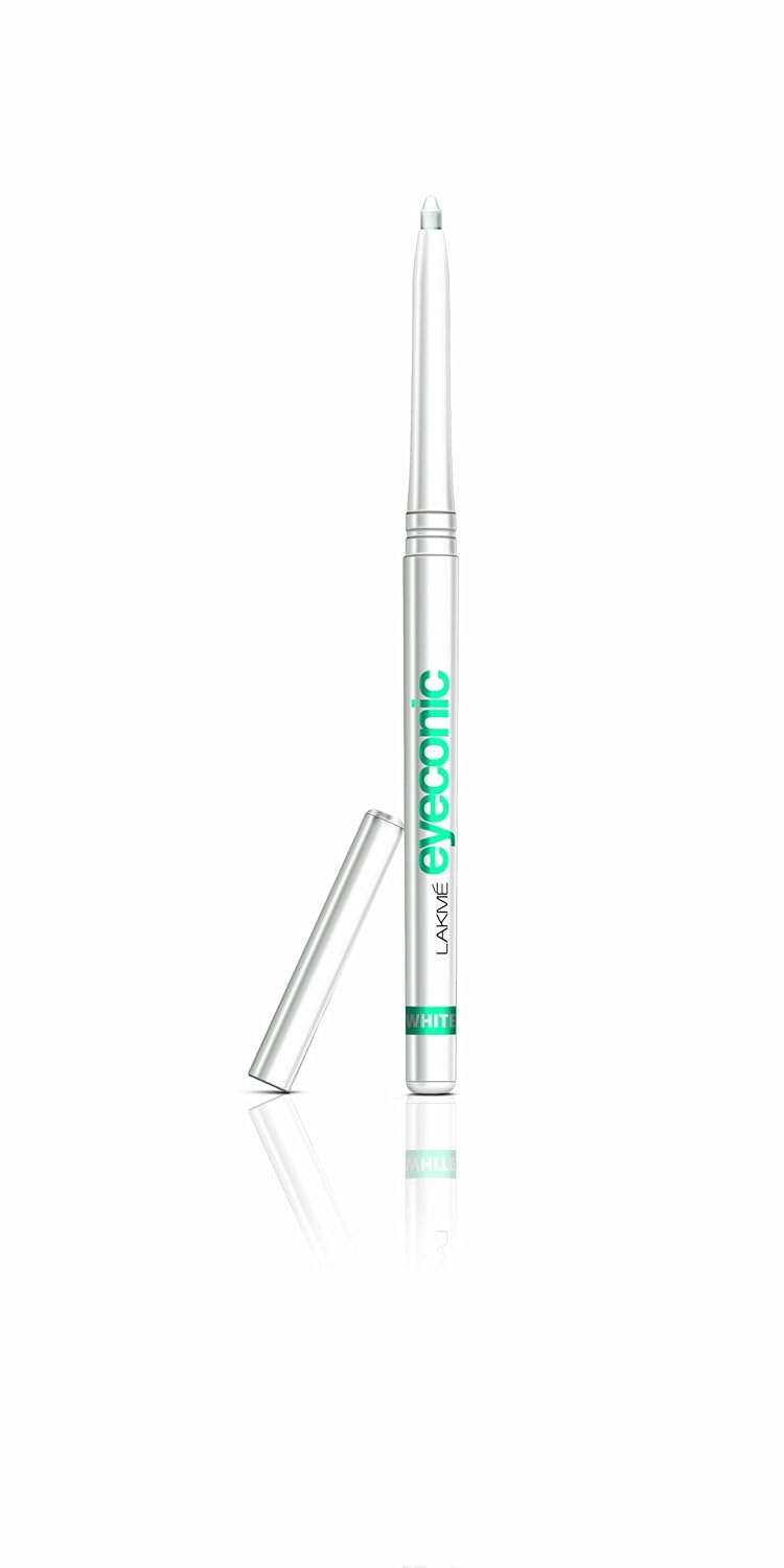LAKMÉ Eyeconic Black Kajal 0.35 g (Combo Pack of 2) Matte Kohl Liner in a Twist Up Pencil - Waterproof, Smudge Proof & Long Lasting Eye Makeup
