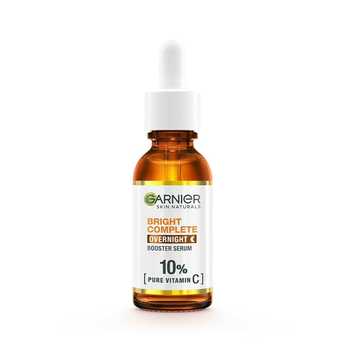 Garnier Vitamin C + Booster Face Serum For Skin Brightening and Anti-Dark Spots with 30X Vitamin C, 2% Niacinamide and BHA | Brighter Skin in Just 3 days | Suitable for Oily , Dry, Combination , Sensitive Skin | For Men and Women | 50ml