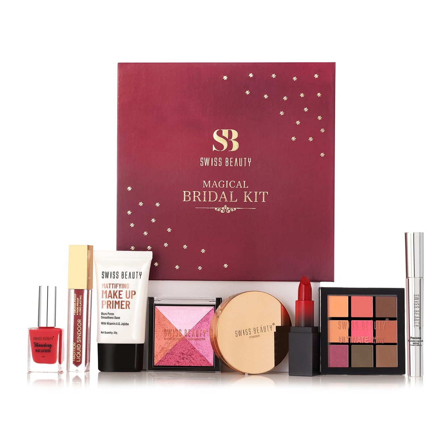 Swiss Beauty Matte Shiny Pearl Water Drop Blemish Long Lasting Balm BB Lightweight, Liquid Foundation, Face Makeup, Shade-02, 40ml