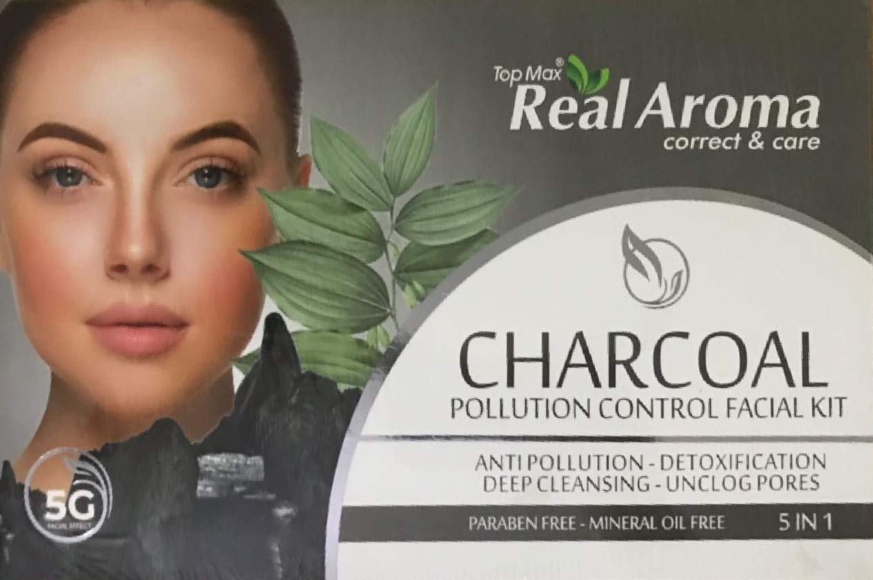 Top Max real Aroma correct and care® Charcoal Facail kit (5 in 1)