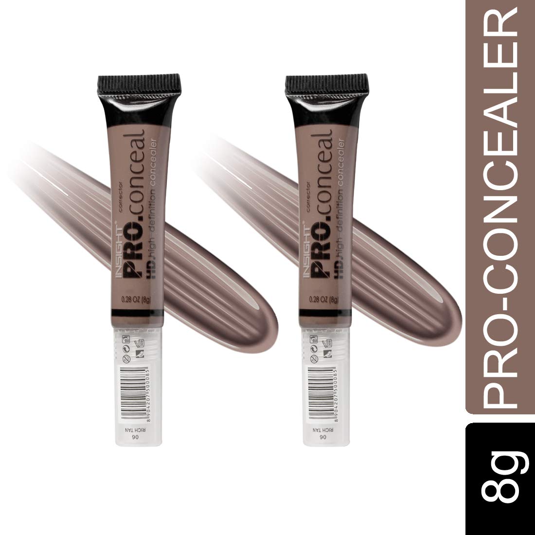 INSIGHT Hd Cream Natural Full Coverage Concealer For Normal Skin Type, Golden Sand-04