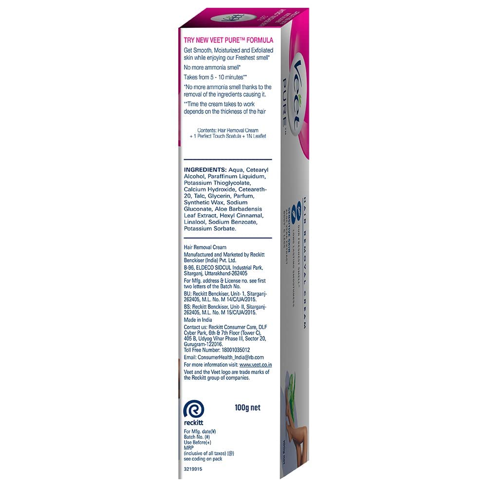 Veet Silk & Fresh Hair Removal Cream, Sensitive Skin - 100g
