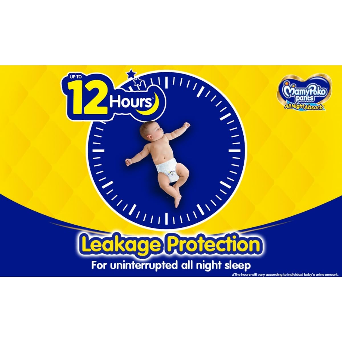 MamyPoko Pants All Night Absorb Baby Diapers, X-Large (XL), 22 Count 12-17 kg