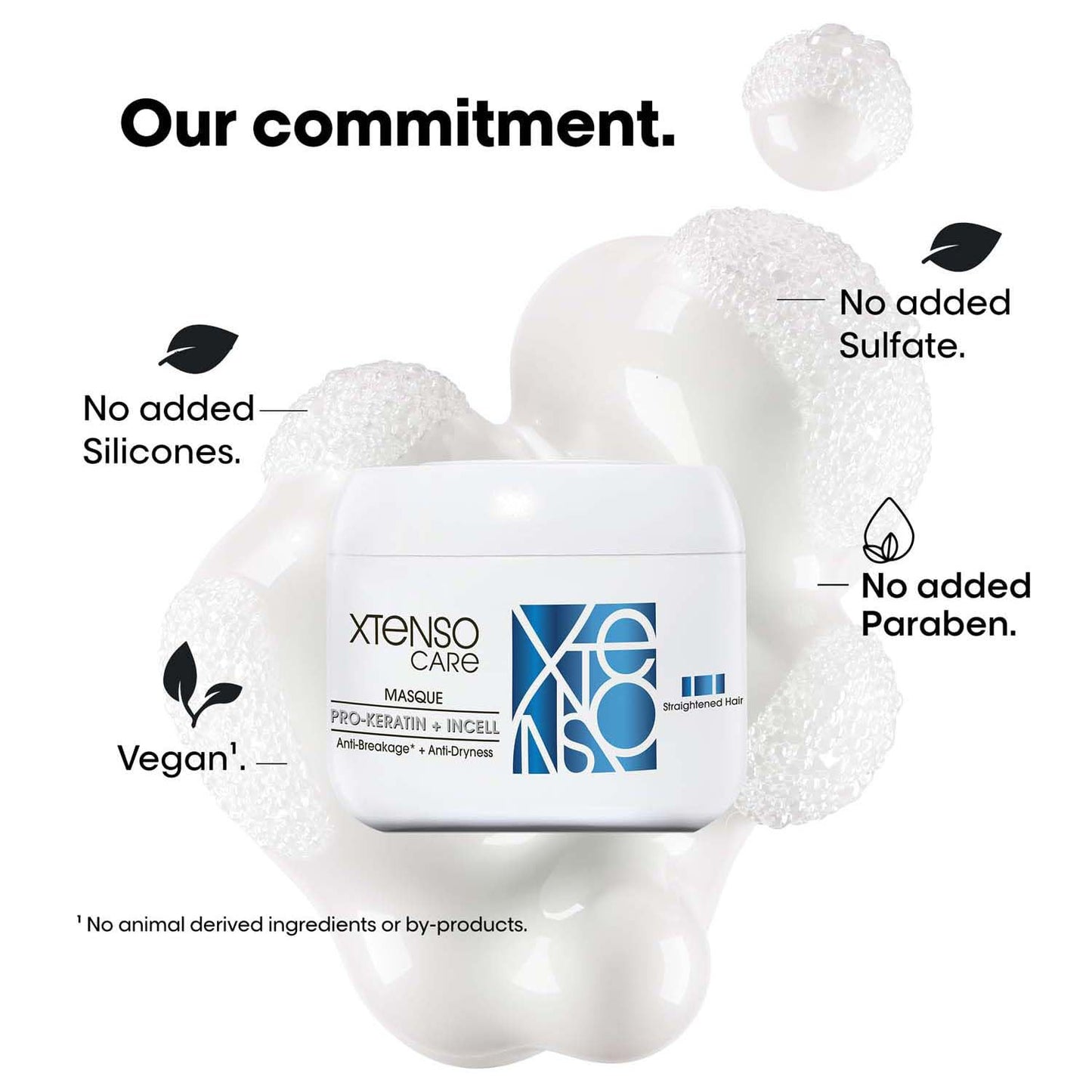 L'OREAL PROFESSIONNEL PARIS Xtenso Care Shampoo For Straightened Hair, 250 Ml |Xtenso Care Mask, 196 Gm | Shampoo & Mask For Starightened Hair, Pack Of 1