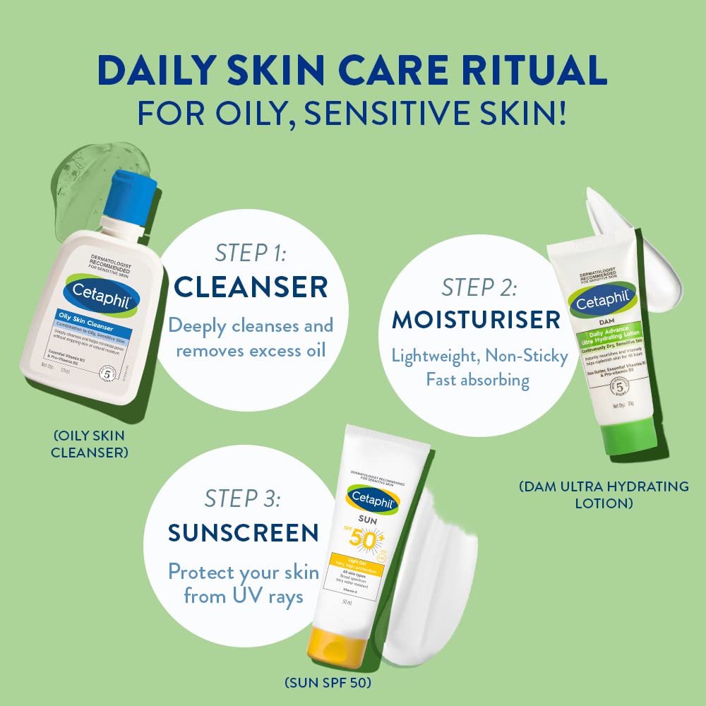 Cetaphil DAM Daily Advance Ultra Hydrating Lotion for Dry, Sensitive Skin| 30 g| Moisturizer with Shea Butter| Non-Greasy, Fragrance-Free| Paraben, Sulphate Free