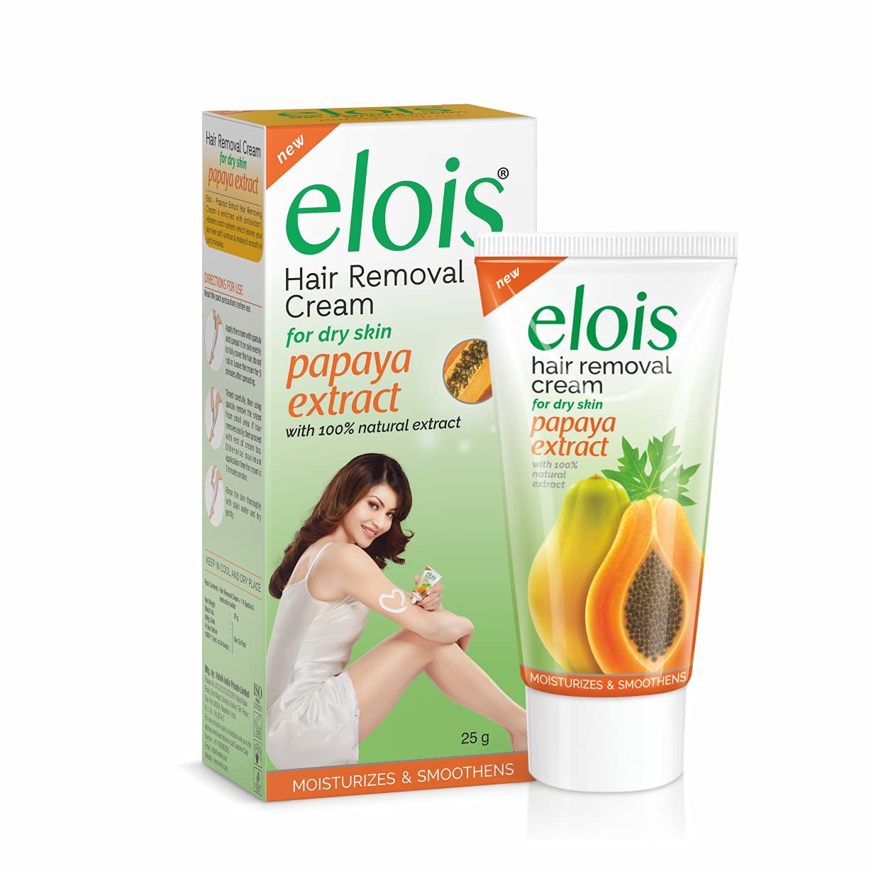 Elois Hair Removal Cream For Women Bikini Area - With Natural Extracts Painless For Normal Skin - Suitable for Legs Underarms Bikini Line Arms - (Rose Extract, 100 Gram)