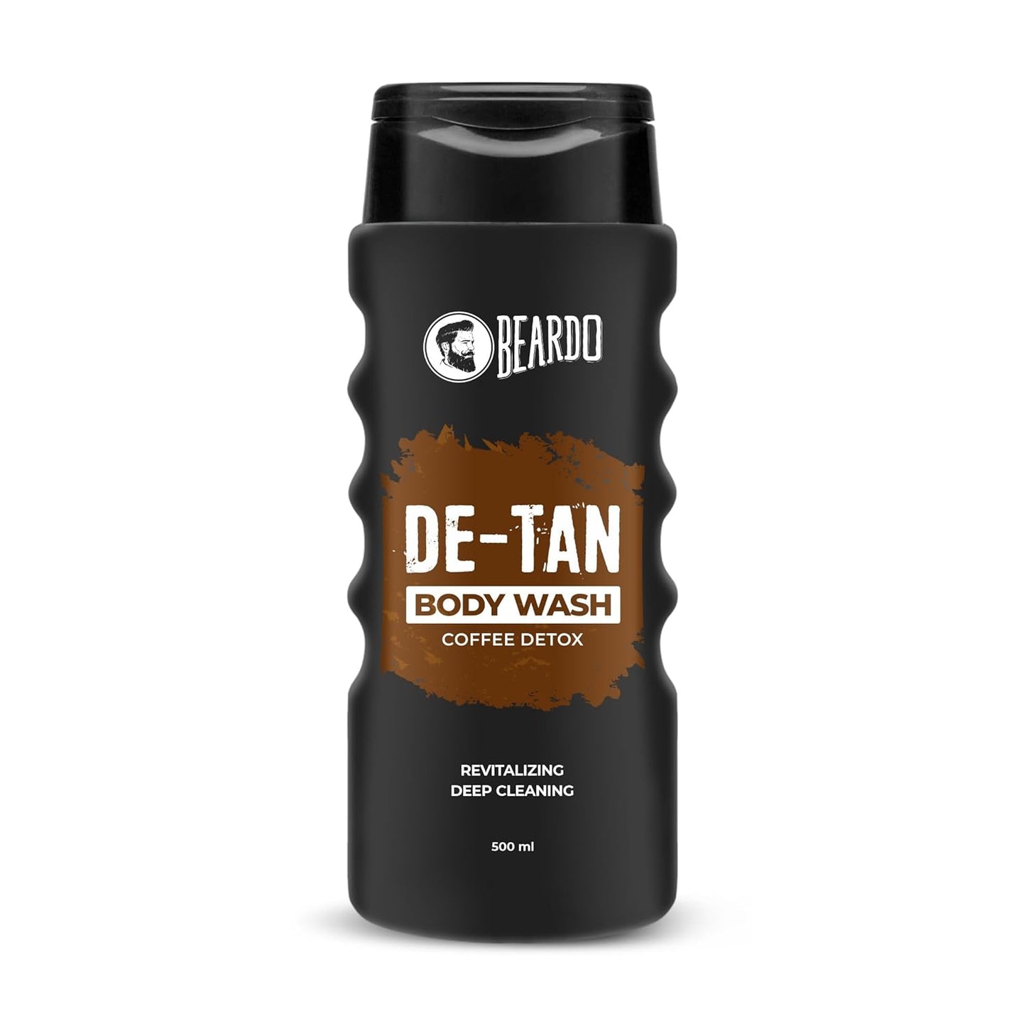 Beardo De-Tan Body Wash for Men, 200ml | Tan Removal and Caffeine Body Wash | Detan With Coffee & Aloe Extracts | For Body & Face | Refreshing Fragrance