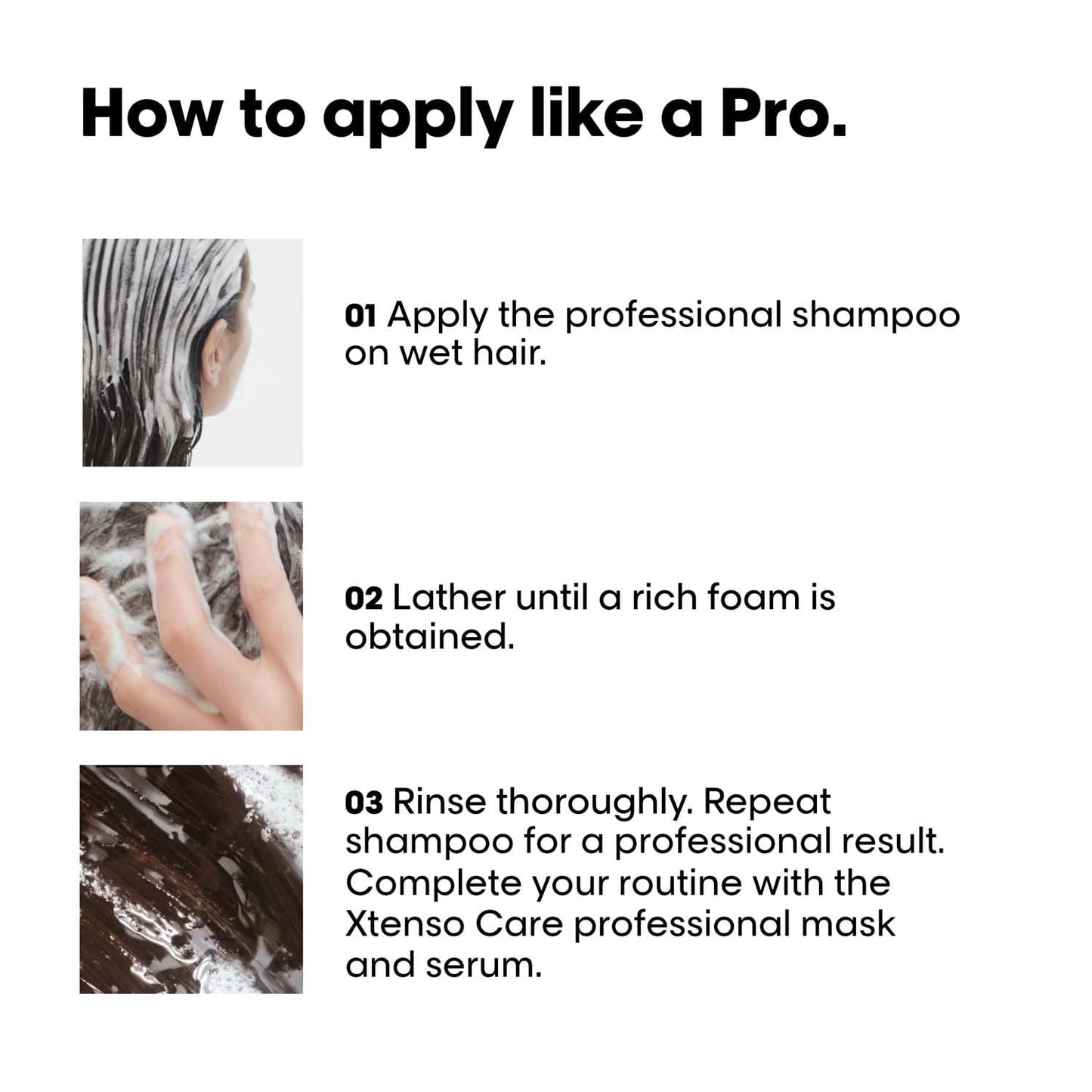 L'OREAL PROFESSIONNEL PARIS Xtenso Care Shampoo + Mask + Serum Combo Pack For Straightened Hair (250Ml + 196Gm + 50Ml)| Hair Care Regi For Straightened Hair, Pack Of 1