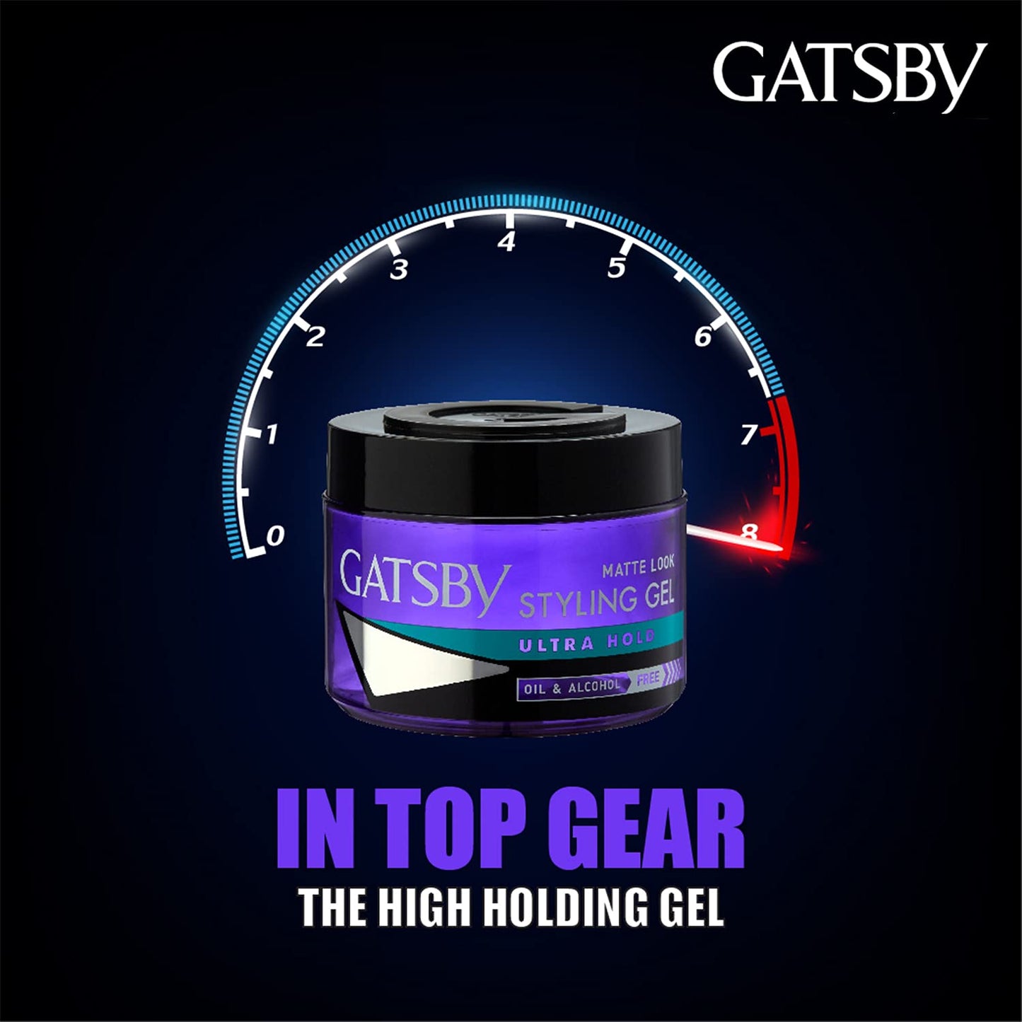 Gatsby Water Gloss - Ultra Hold, 300gm | Hair Styling Gel for Men
