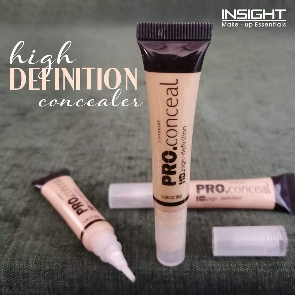 INSIGHT Hd Cream Natural Full Coverage Concealer For Normal Skin Type, Golden Sand-04