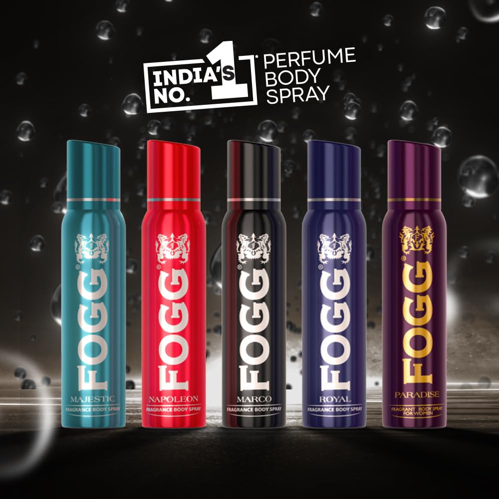 Fogg Marco Body Spray For Men, 120ml (Black)