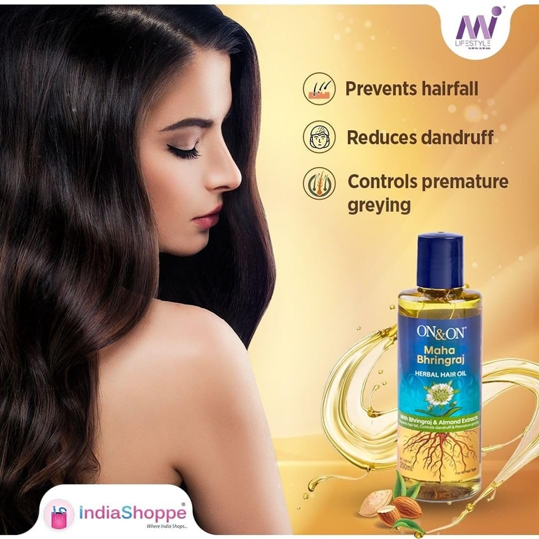 Elements Wellness Maha Bhringraj Herbal Hair Oil 200ml, Elements Wellness, Maha Bhringraj, Nourishing And Strengthening Hair