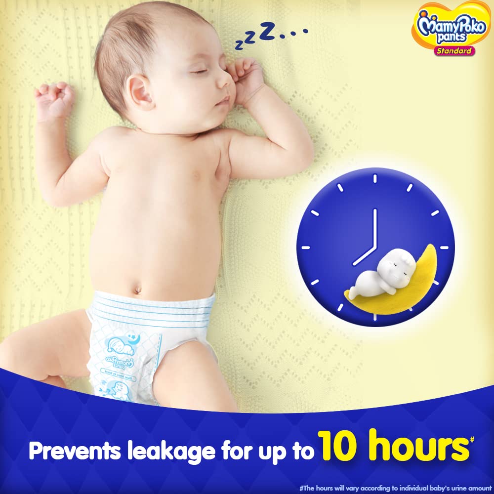 MamyPoko Pants All Night Absorb Baby Diapers, X-Large (XL), 22 Count 12-17 kg