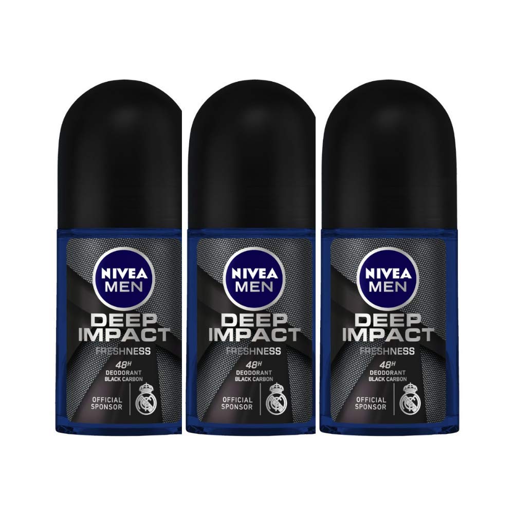 NIVEA MEN Deodorant Roll On, Cool Kick, 50ml