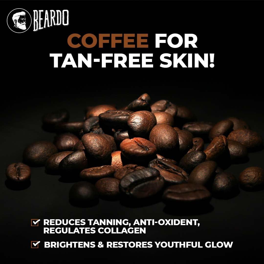 Beardo Detan Combo For Men (Set of 2) | Detan Body Wash & Detan Face Wash with Powerful Coffee Extract for Tan Removal | Hydrates & Exfoliates Men's Skin for Oil Control