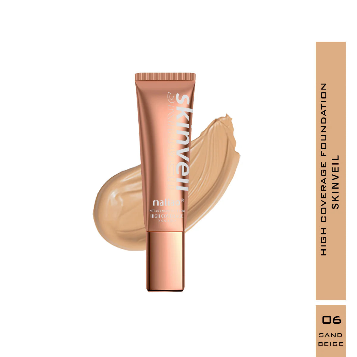 Maliao Skin Veil High Coverage Foundation - Flawless Radiance for All Skin Tones