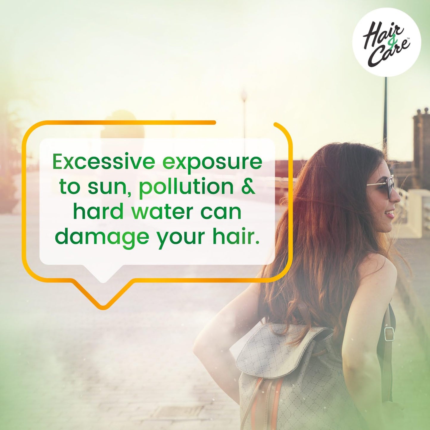 Hair & Care Damage Repair Non-Sticky Hair Oil with Aloe Vera, Olive Oil & Green Tea500 ml