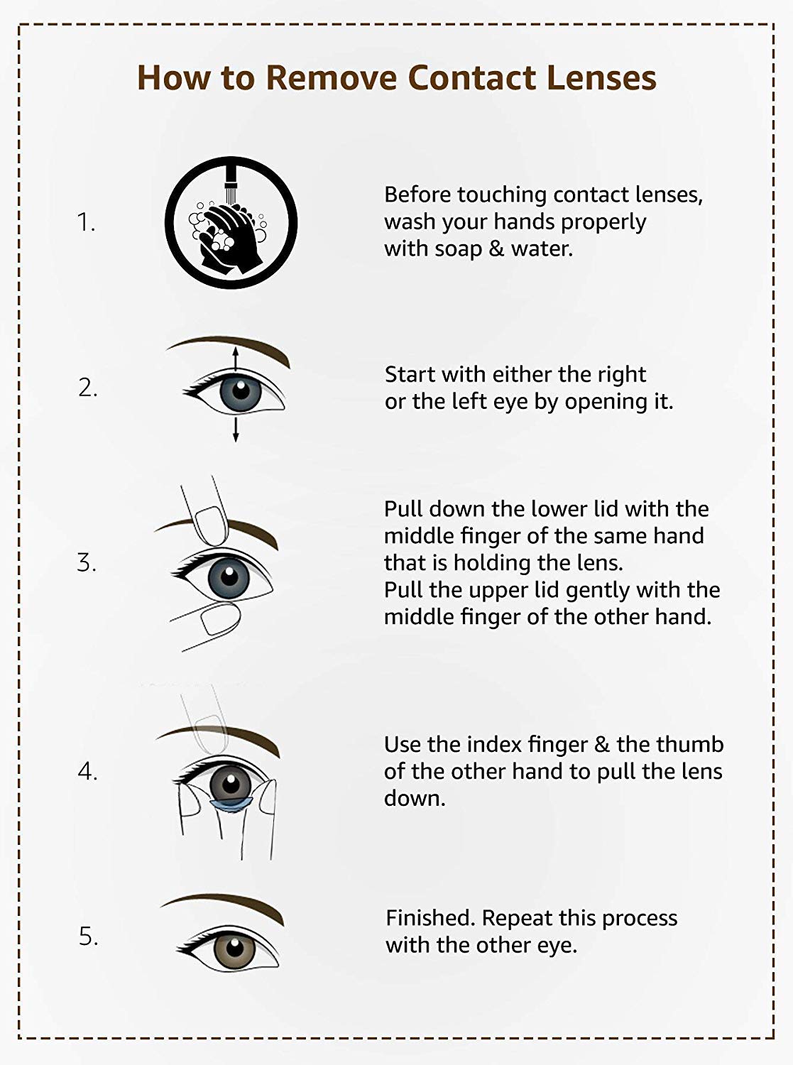 Soft Eye 3 Pair (Honey, Hazel & Brown) 0 Power Monthly Contact Lens 0 Dioptres 6 + Multi Plus Solution with Lens Storage Box