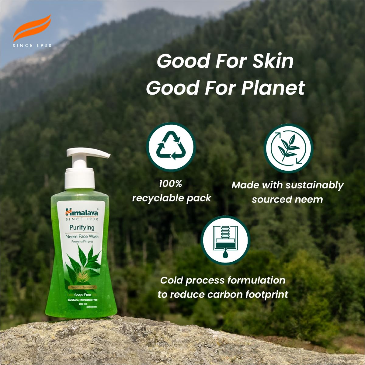 Purifying Neem Face Wash, 200 ml Tube Pack | Soap Free | Paraben, Phthalates free | Best for Acne Prone Skin | Eliminates Pimples