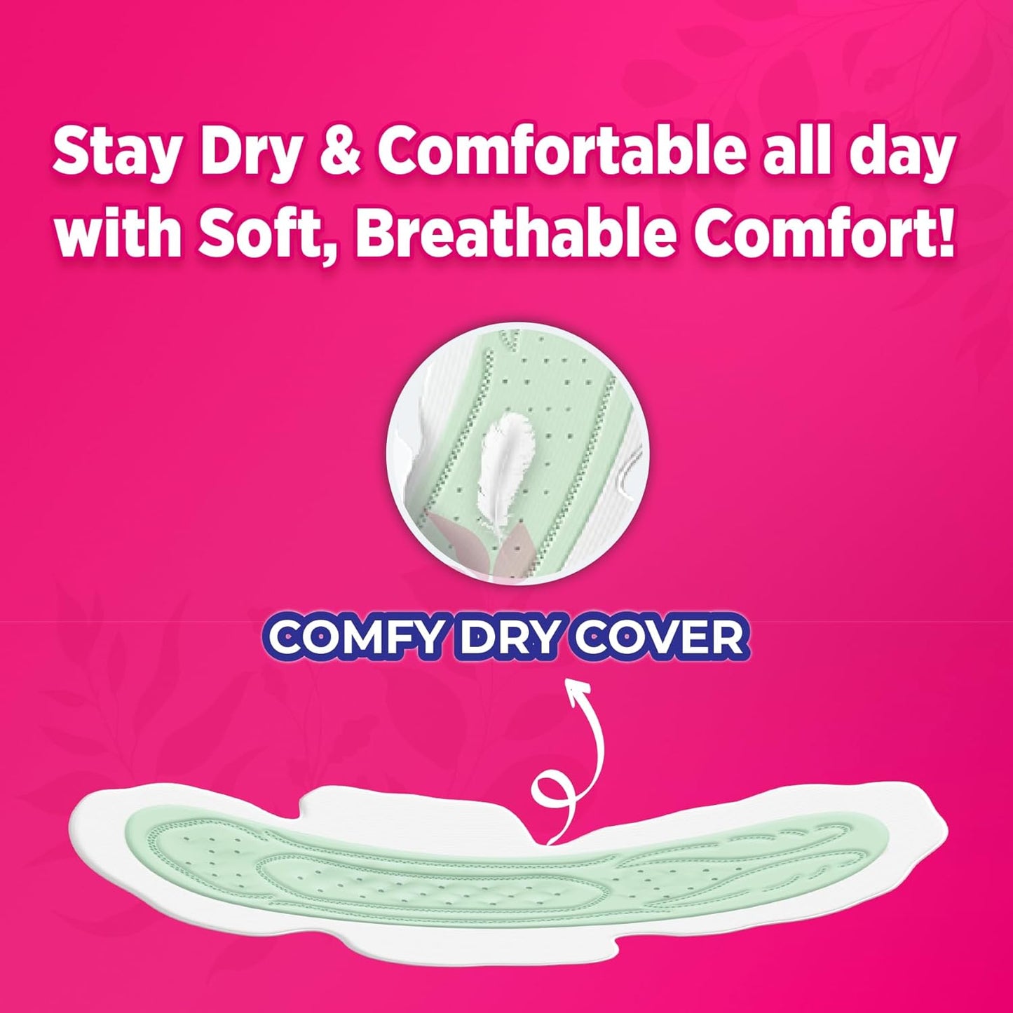 Sofy Anti-Bacteria Sanitary Pads (XL+ Size - 290 mm) 28 Pads - 6 layer deep absorption & Herbal Shield for Bacterial Protection, Soft on skin with comfy dry top sheet (Pack of 1)