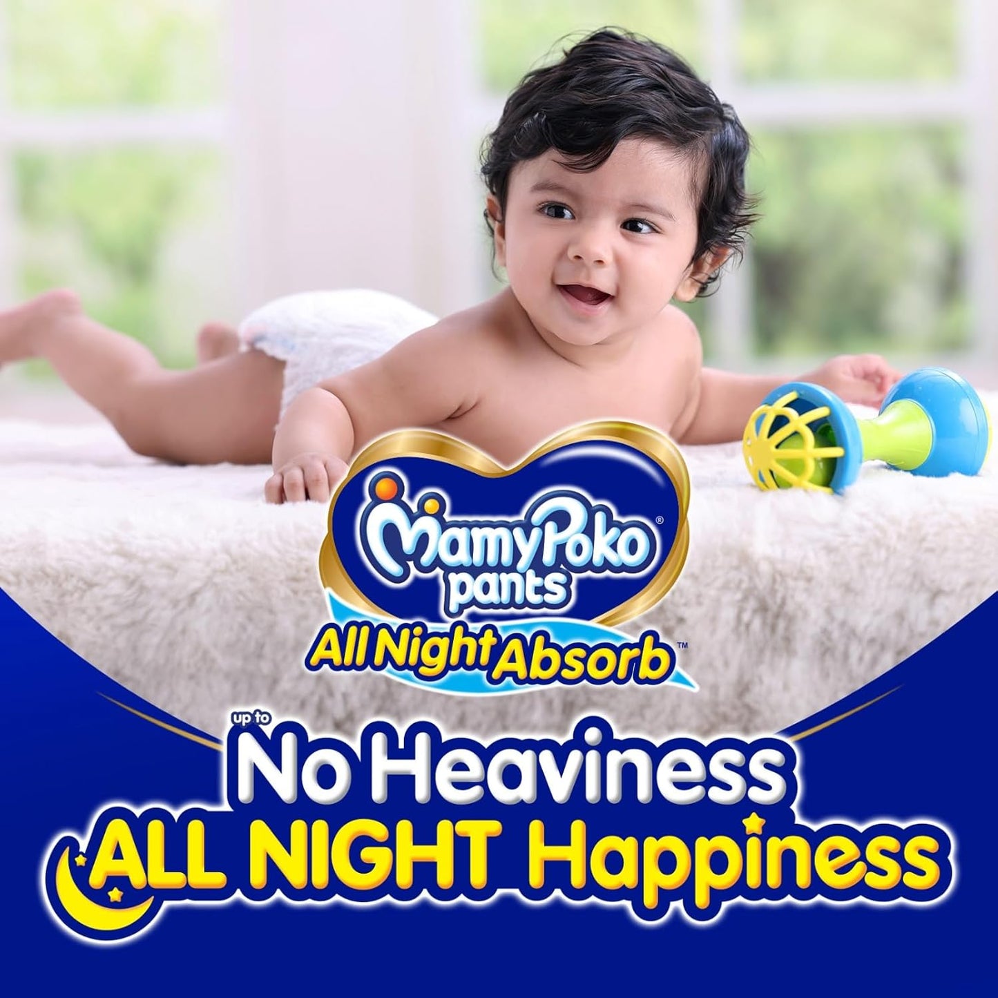 MamyPoko Pants All Night Absorb Baby Diapers, X-Large (XL), 22 Count 12-17 kg