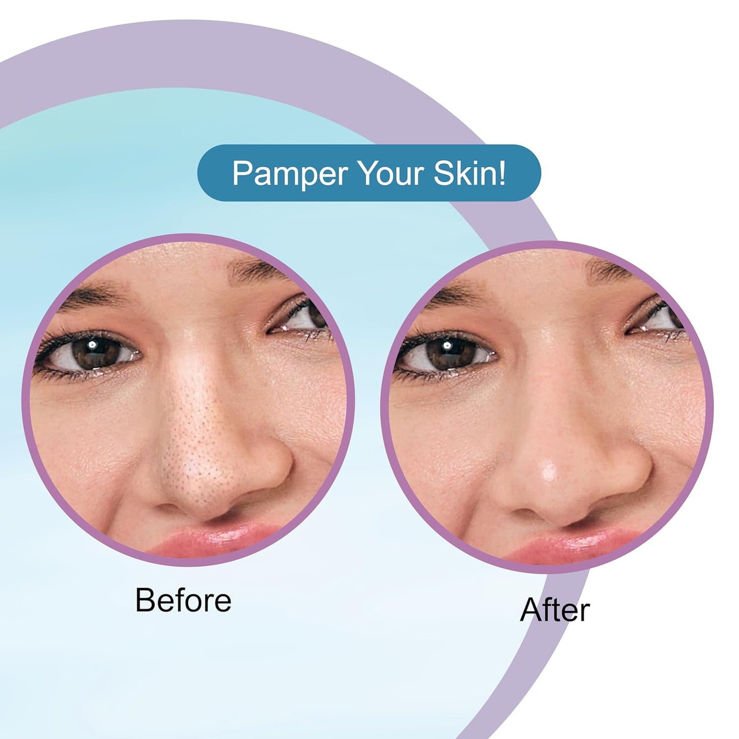 DR.Rashel Hyaluronic Nose Pore Strips For Pore Cleansing | Deep Cleansing For Painless Blackheads Removal | Deep Purifying Strips for Nose | 10 PCS
