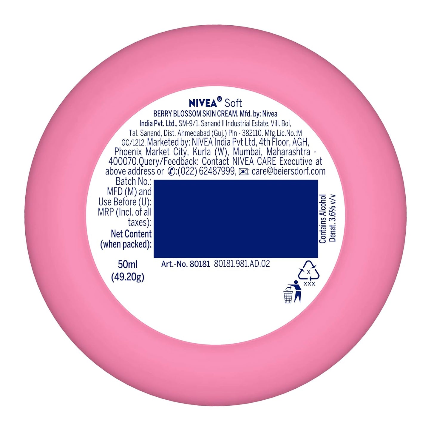 NIVEA Soft Light Moisturizer, 300 ml, for Face, Hand & Body, Non-Greasy Cream with Vitamin E & Jojoba Oil for Instant Hydration