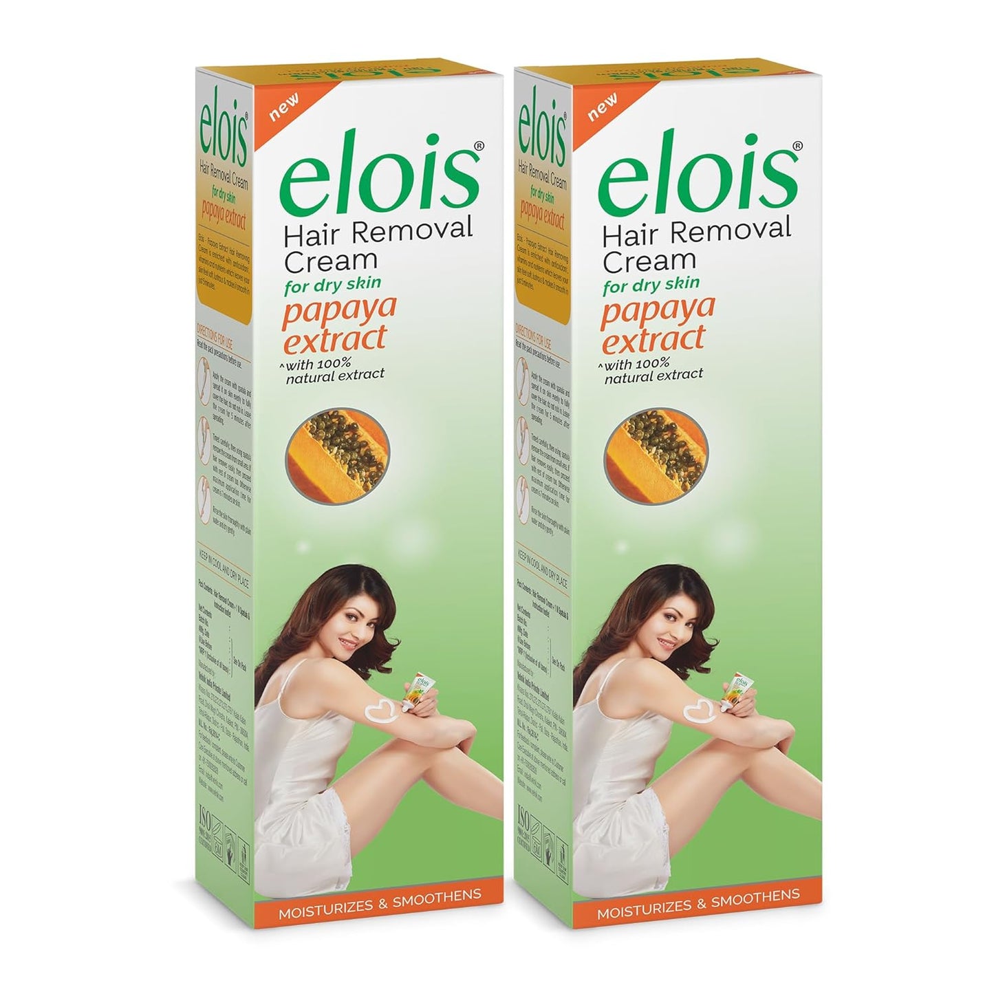 Elois Hair Removal Cream For Women Bikini Area - With Natural Extracts Painless For Normal Skin - Suitable for Legs Underarms Bikini Line Arms - (Rose Extract, 100 Gram)