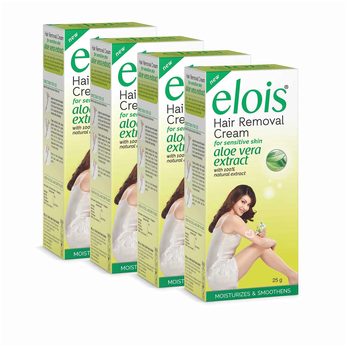Elois Hair Removal Cream For Women Bikini Area - With Natural Extracts Painless For Normal Skin - Suitable for Legs Underarms Bikini Line Arms - (Rose Extract, 100 Gram)