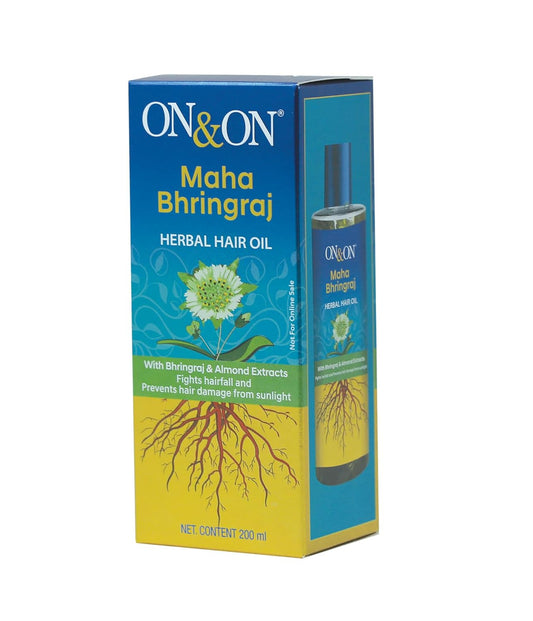 Elements Wellness Maha Bhringraj Herbal Hair Oil 200ml, Elements Wellness, Maha Bhringraj, Nourishing And Strengthening Hair