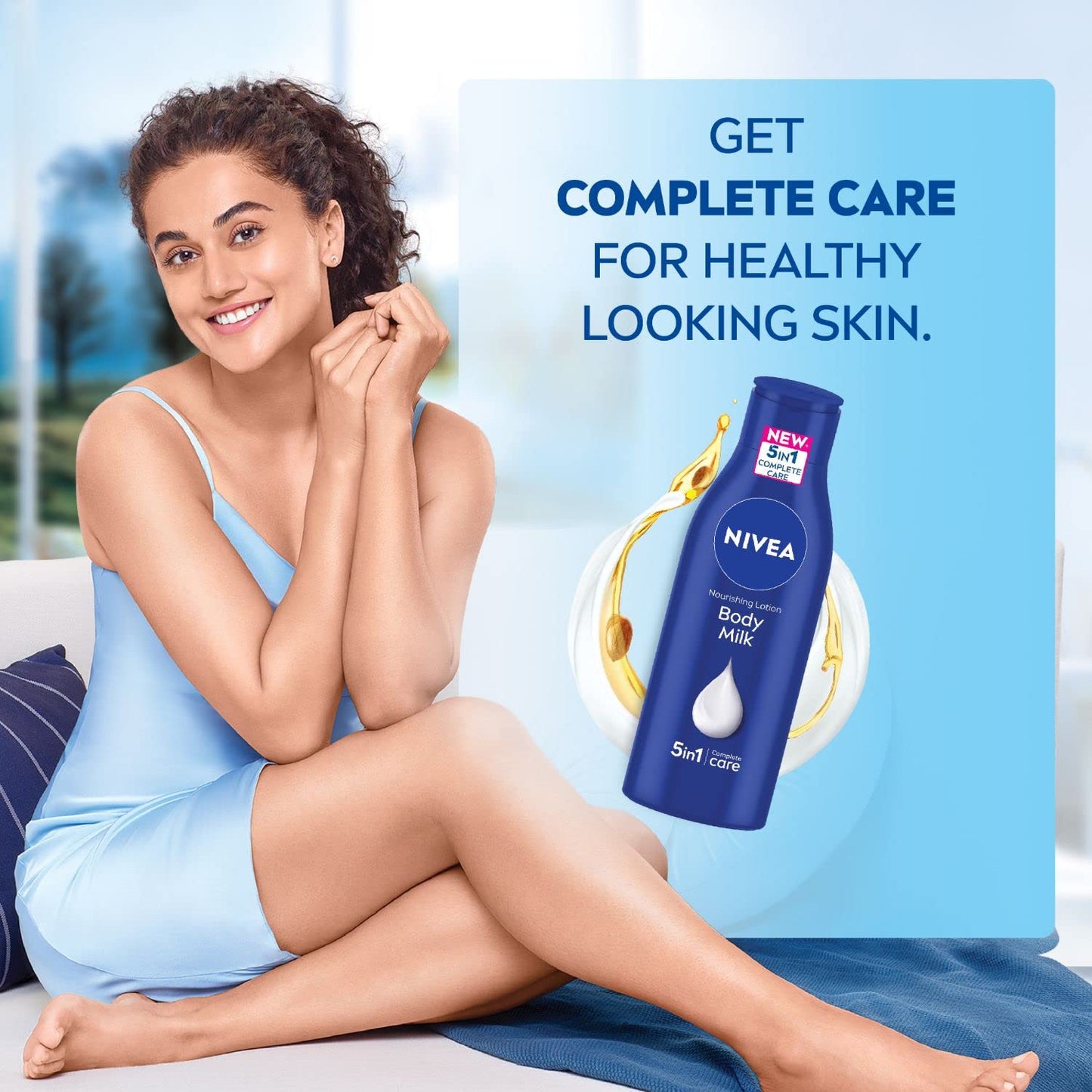 NIVEA Soft Light Moisturizer, 300 ml, for Face, Hand & Body, Non-Greasy Cream with Vitamin E & Jojoba Oil for Instant Hydration
