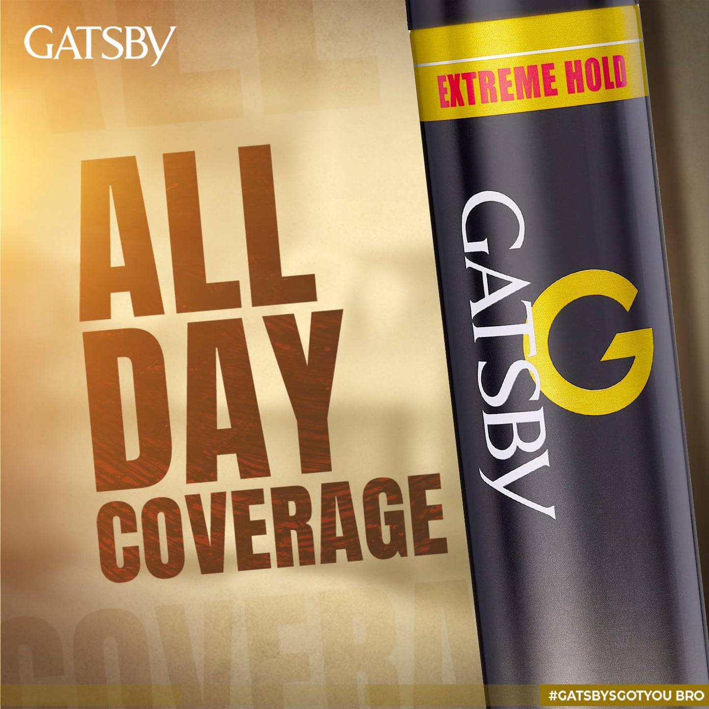 Gatsby Set & Keep Hair Spray - Extreme Hold | Quick Drying, Long Lasting Hold, No Flaking & Natural Shine | Non Sticky & Easy Wash Off | Styling Hair Spray | 250ml