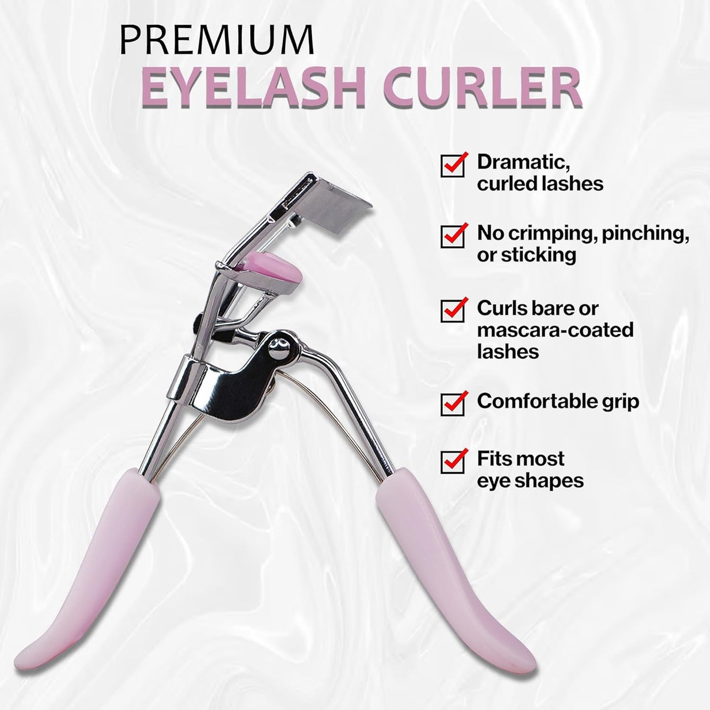 Midazzle Face Accessories (Eyelash Curler + Tweezer) - Combo Pack of 2