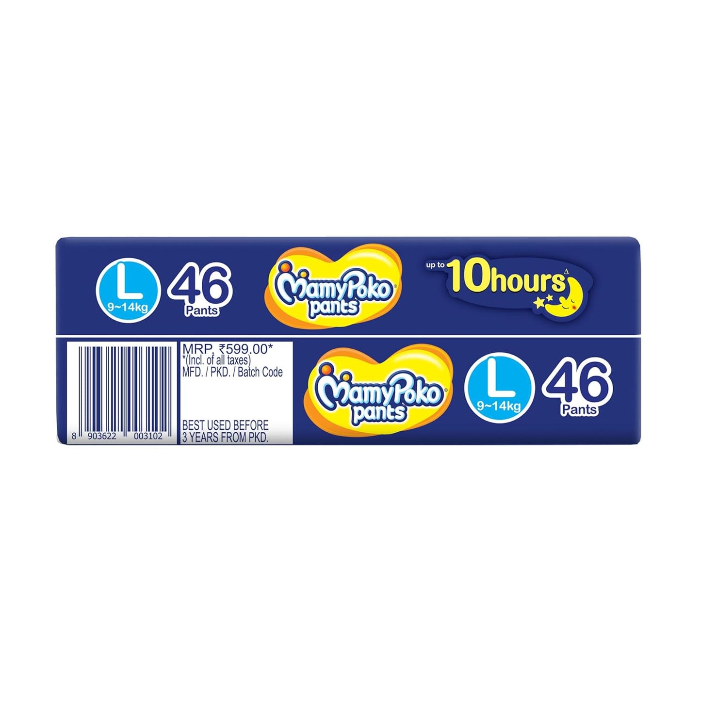 MamyPoko Pants All Night Absorb Baby Diapers, X-Large (XL), 22 Count 12-17 kg
