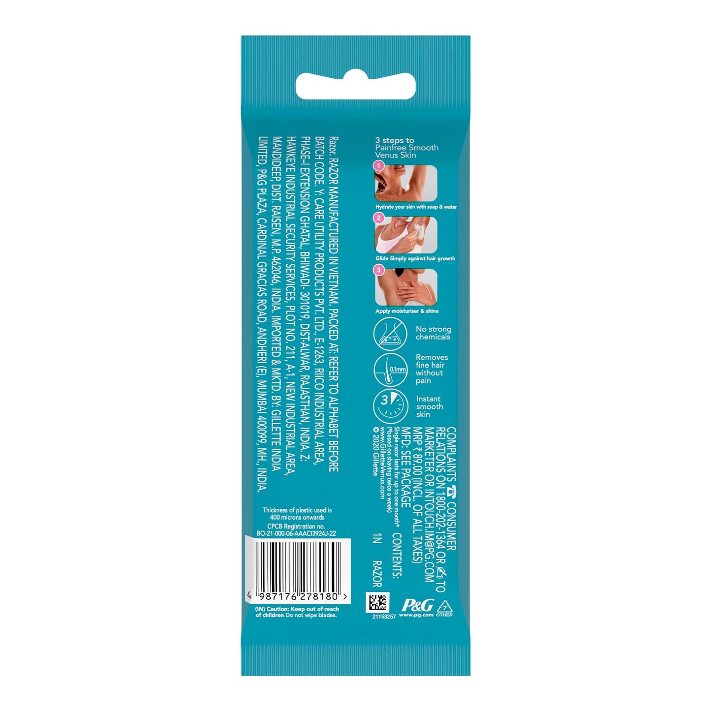 Gillette Simply Venus 3 Hair Removal Razors for Women