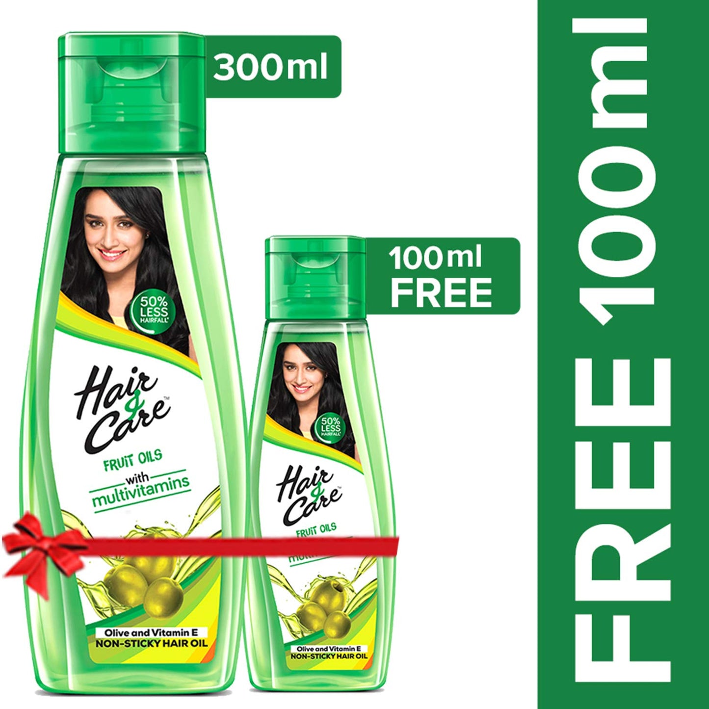 Hair & Care Damage Repair Non-Sticky Hair Oil with Aloe Vera, Olive Oil & Green Tea500 ml