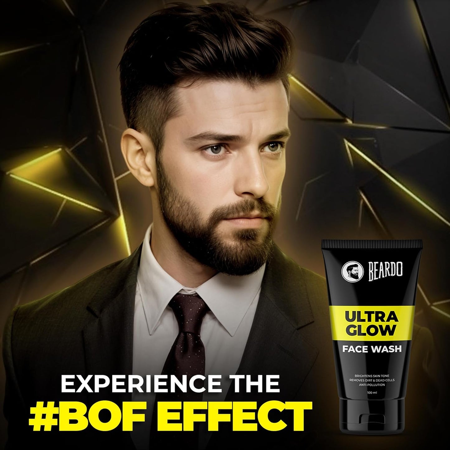 Beardo Ultraglow All in One Face Cream For Men with SPF 30, 60g | Aloe Vera With Vitamin E and Niacinamide for Skin Brightening & Dark Spots Reduction