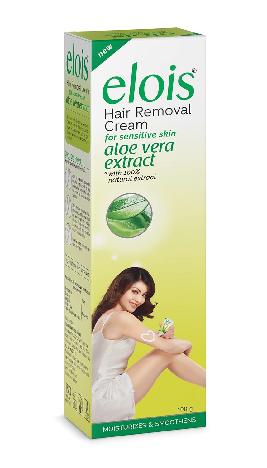 Elois Hair Removal Cream For Women Bikini Area - With Natural Extracts Painless For Normal Skin - Suitable for Legs Underarms Bikini Line Arms - (Rose Extract, 100 Gram)