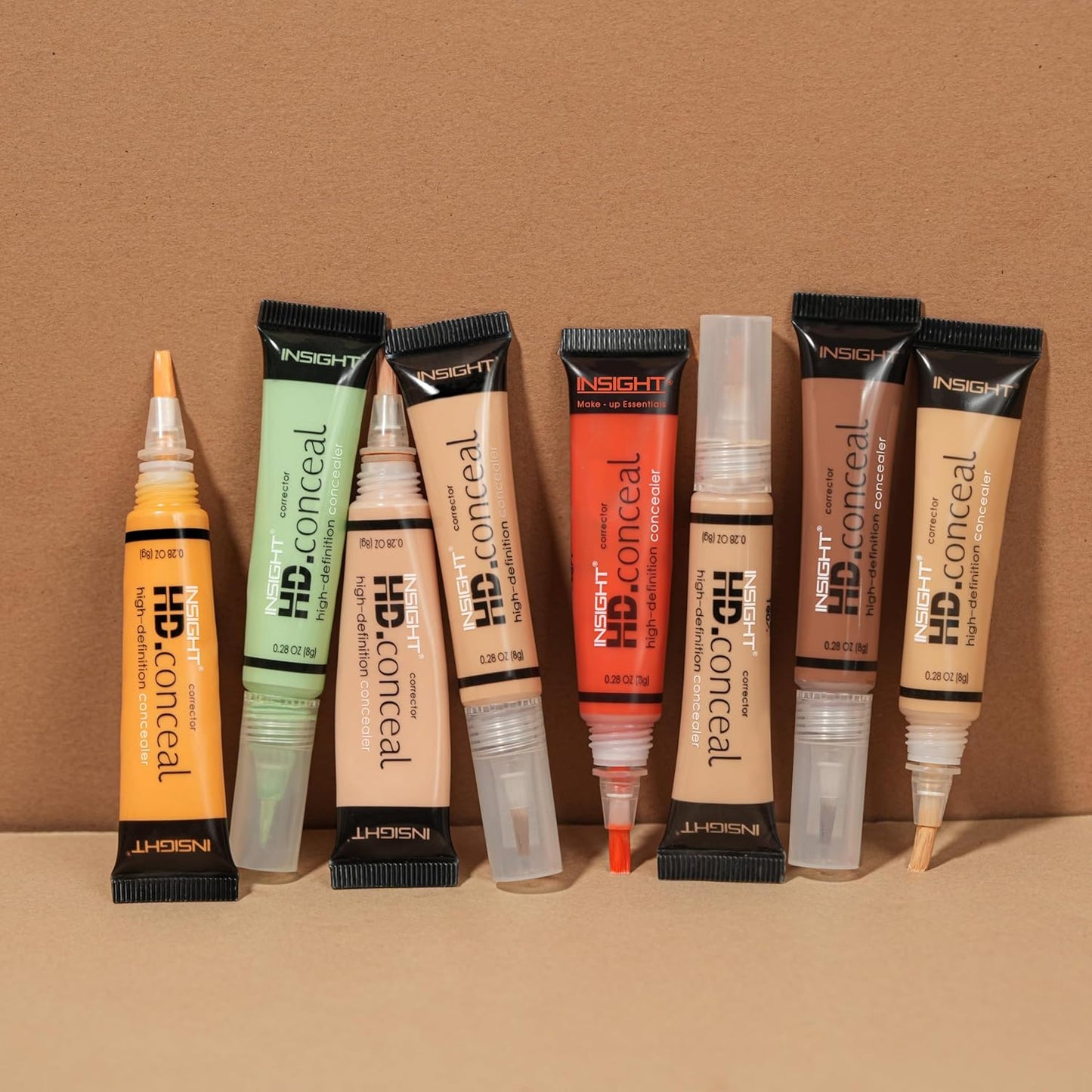 INSIGHT Hd Cream Natural Full Coverage Concealer For Normal Skin Type, Golden Sand-04