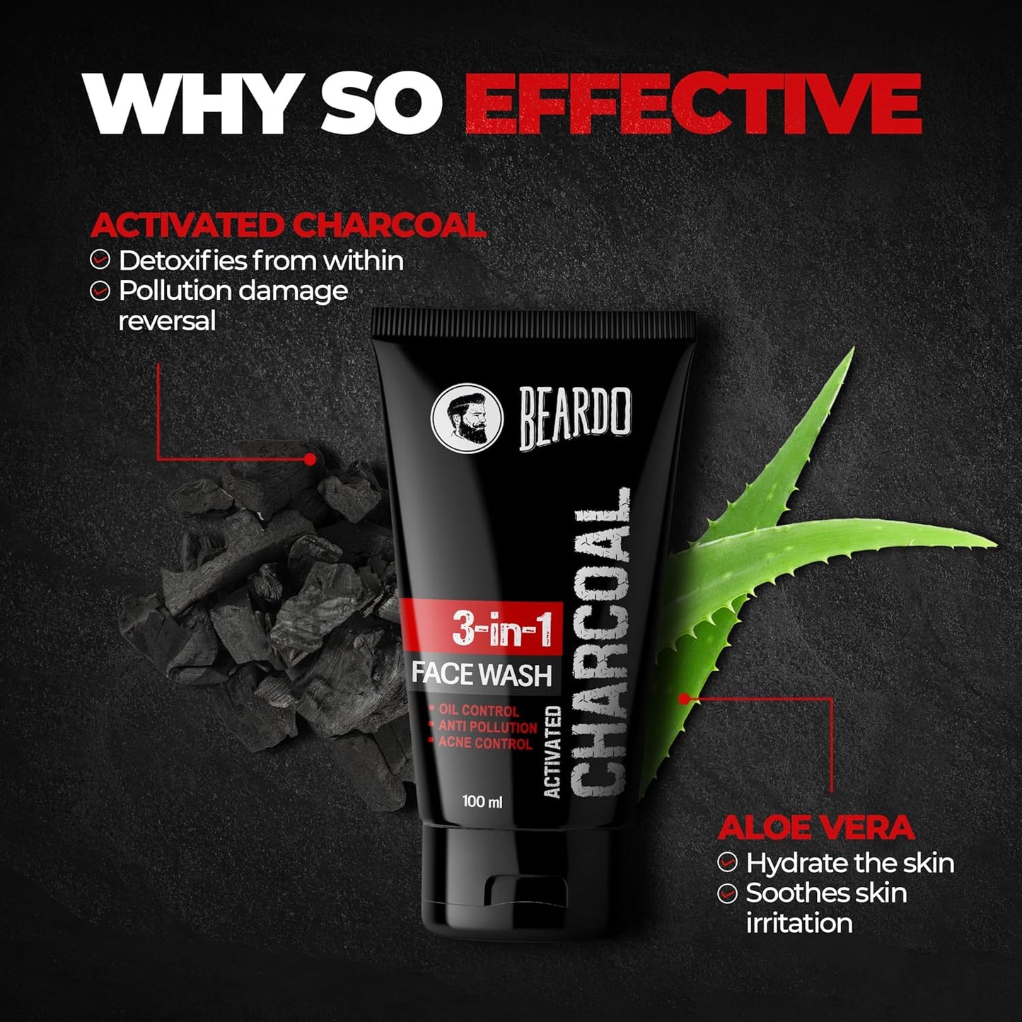 Beardo Ultraglow All in One Face Cream For Men with SPF 30, 60g | Aloe Vera With Vitamin E and Niacinamide for Skin Brightening & Dark Spots Reduction