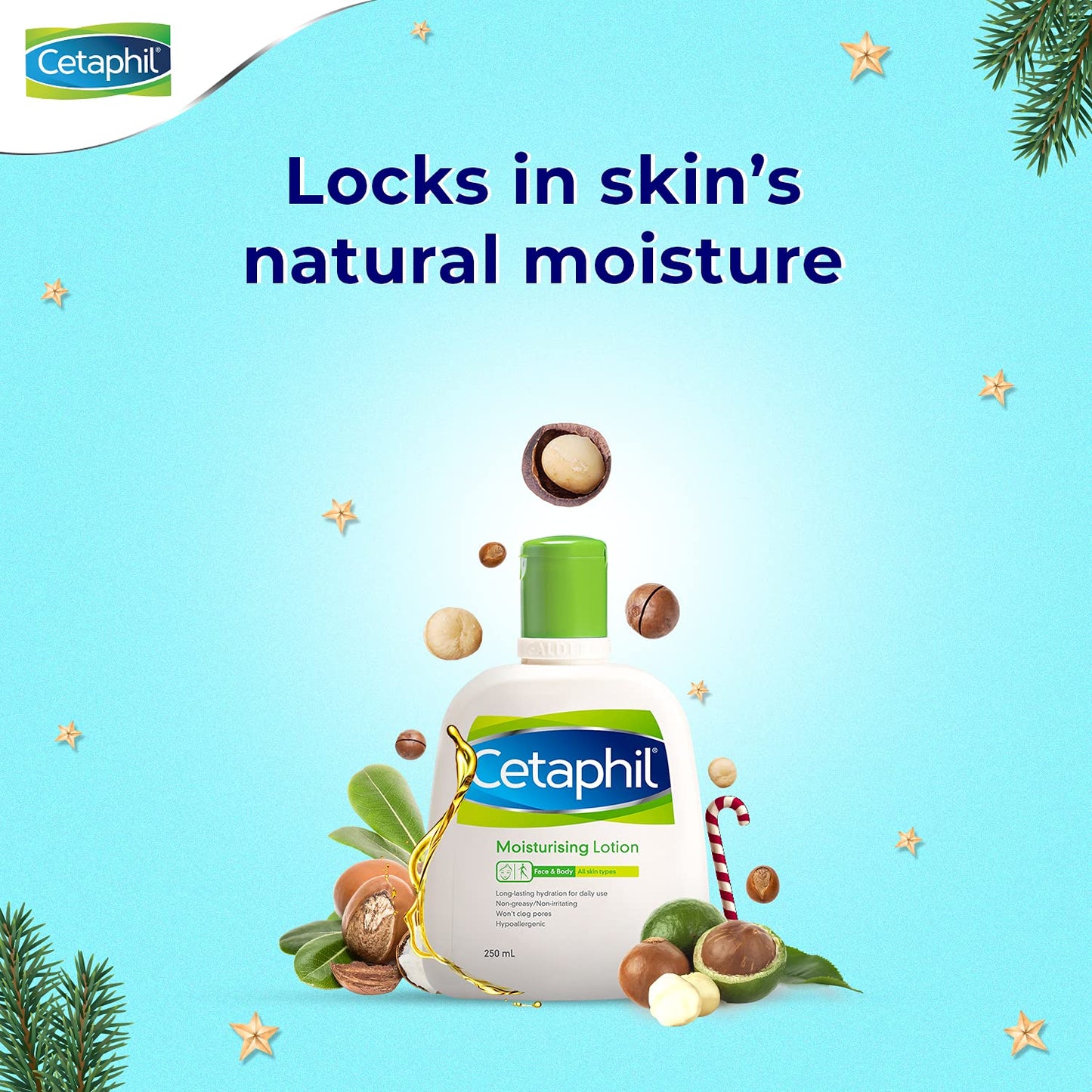 Cetaphil DAM Daily Advance Ultra Hydrating Lotion for Dry, Sensitive Skin| 30 g| Moisturizer with Shea Butter| Non-Greasy, Fragrance-Free| Paraben, Sulphate Free