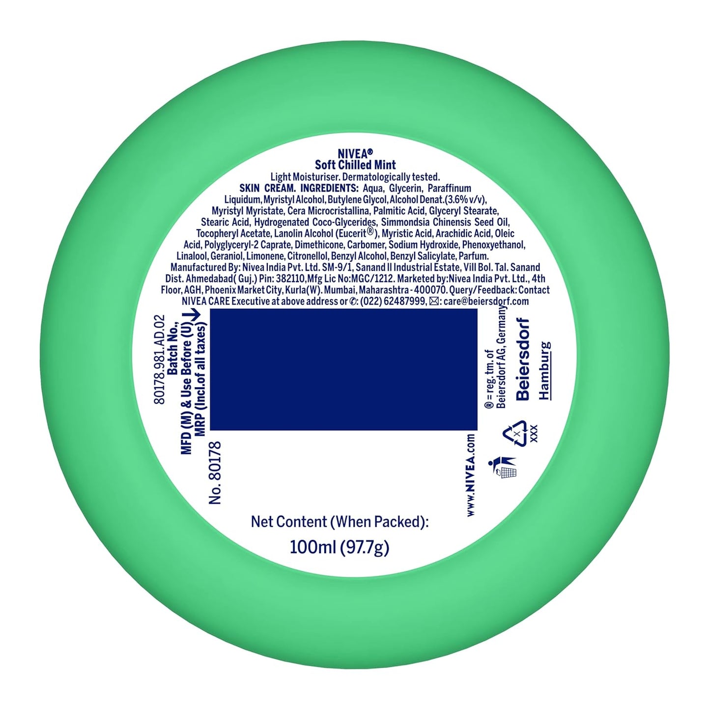 NIVEA Soft Light Moisturizer, 300 ml, for Face, Hand & Body, Non-Greasy Cream with Vitamin E & Jojoba Oil for Instant Hydration