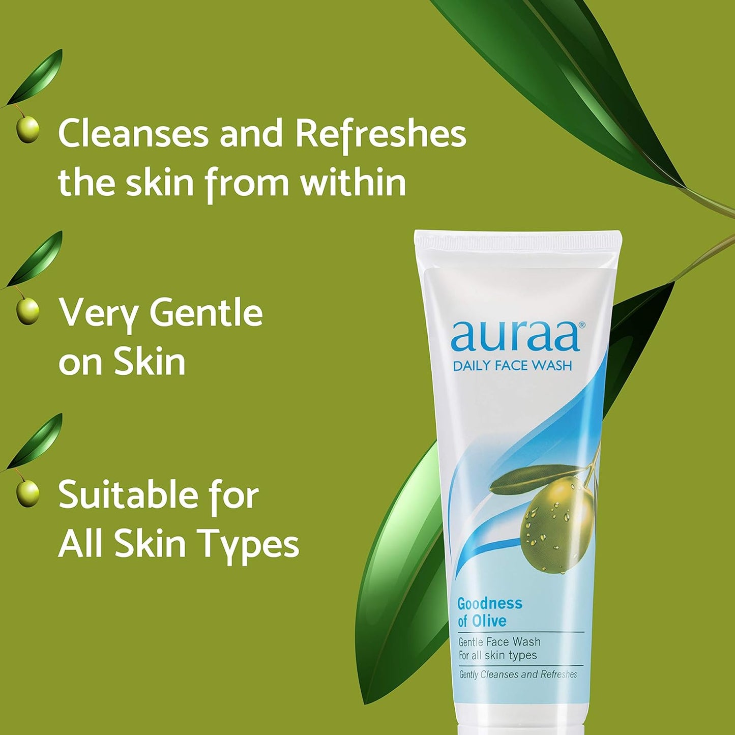 Auraa Neem Face Wash Helps to Fights with Pimples | 125 GM