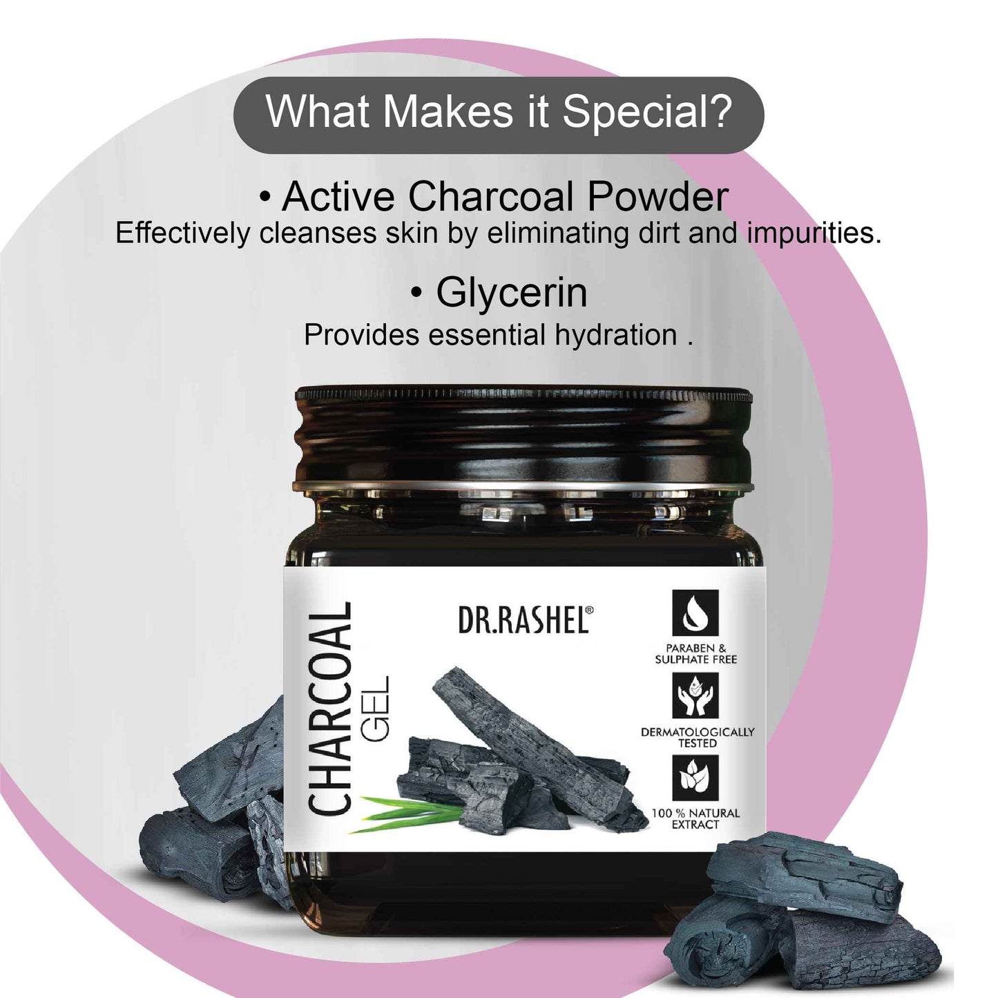Charcoal Gel- 380 Ml