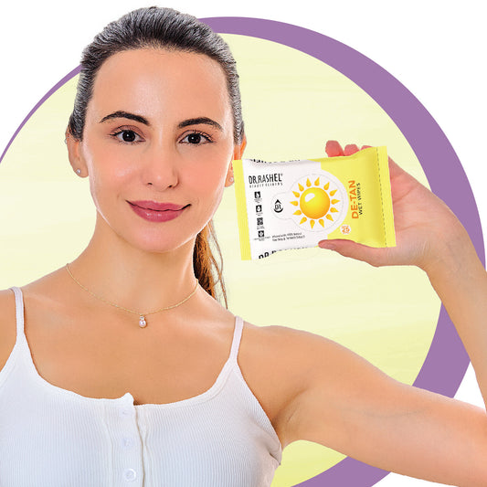 Detan Face Wet Wipes Pack of 2