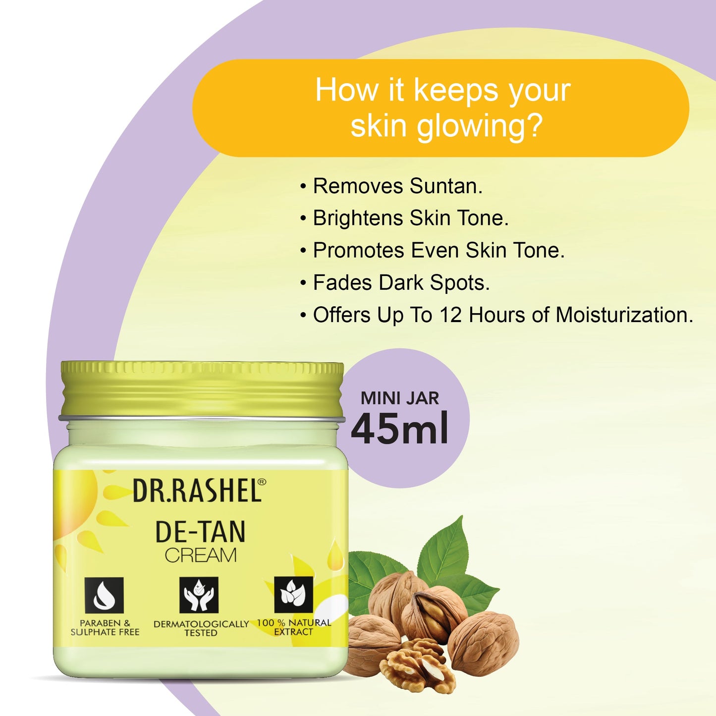 Detan Cream (Pack Of 2)  - 45ml
